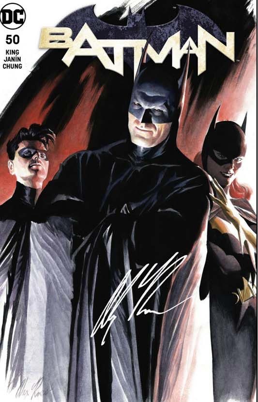 Batman 50 variant by Alex Ross, cover A The Bat Family