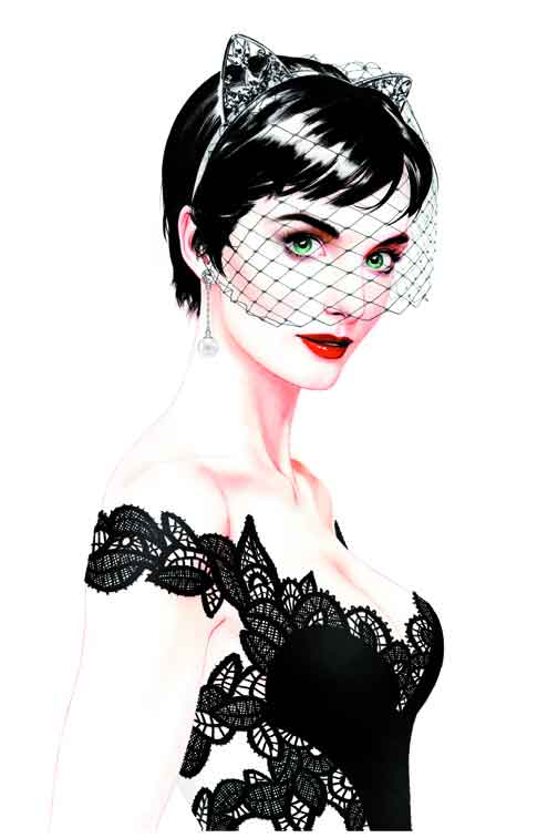 Selina Kyle Bridal Portrait, Batman 50 variant by Joshua Middleton